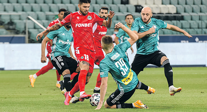 Legioniści już wypadli za burtę