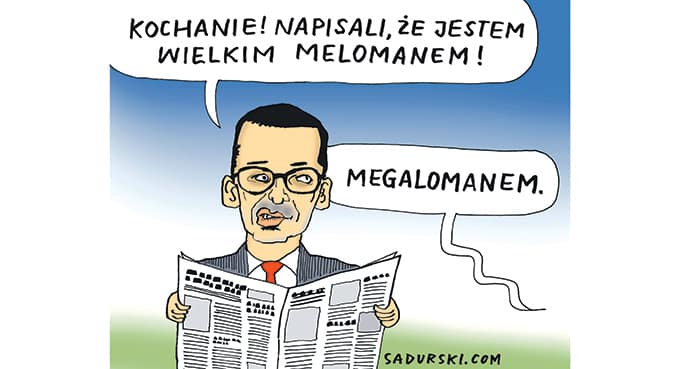Sadurski na Prima Aprilis