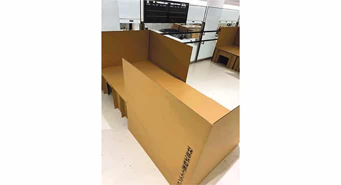 Łóżka z tektury w olimpijskiej wiosce