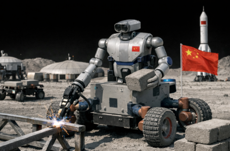 Chińska baza na Księżycu coraz bliżej. Ma być budowana przez roboty