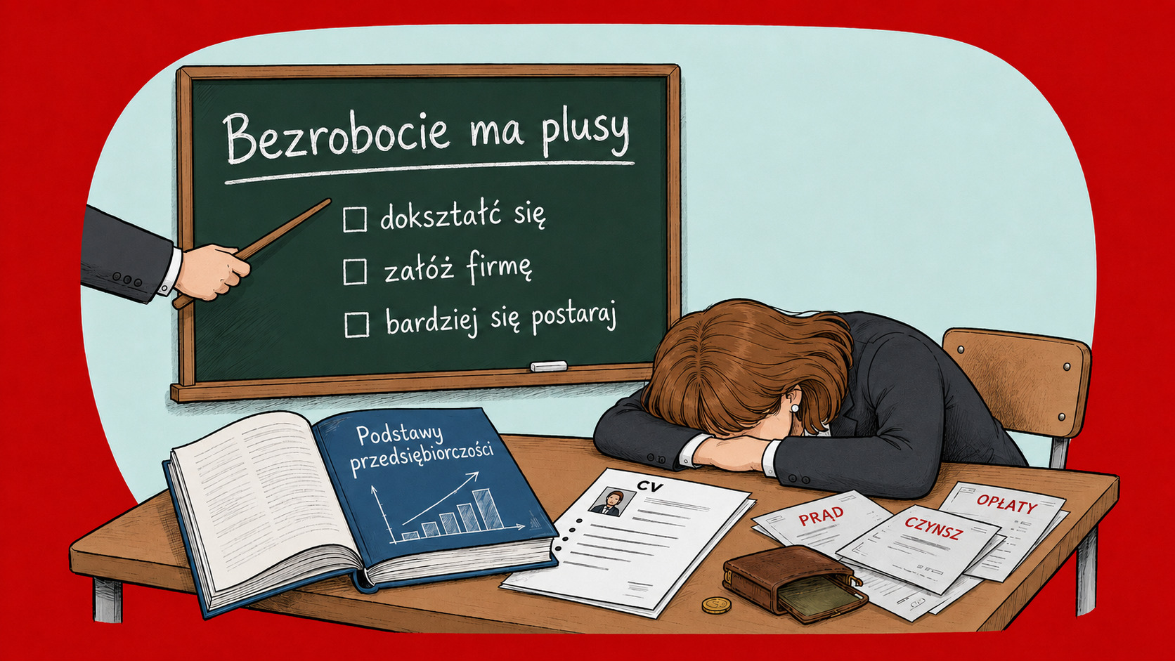 Jak system podtrzymuje w nas poczucie winy za brak zatrudnienia?