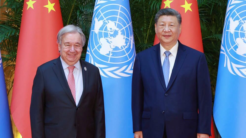 Xi Jinping spotkał się z Sekretarzem Generalnym ONZ