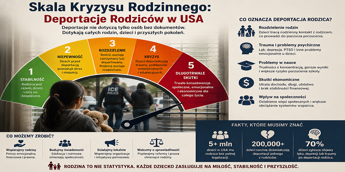 Skala Kryzysu Rodzinnego: Deportacje Rodziców w USA.