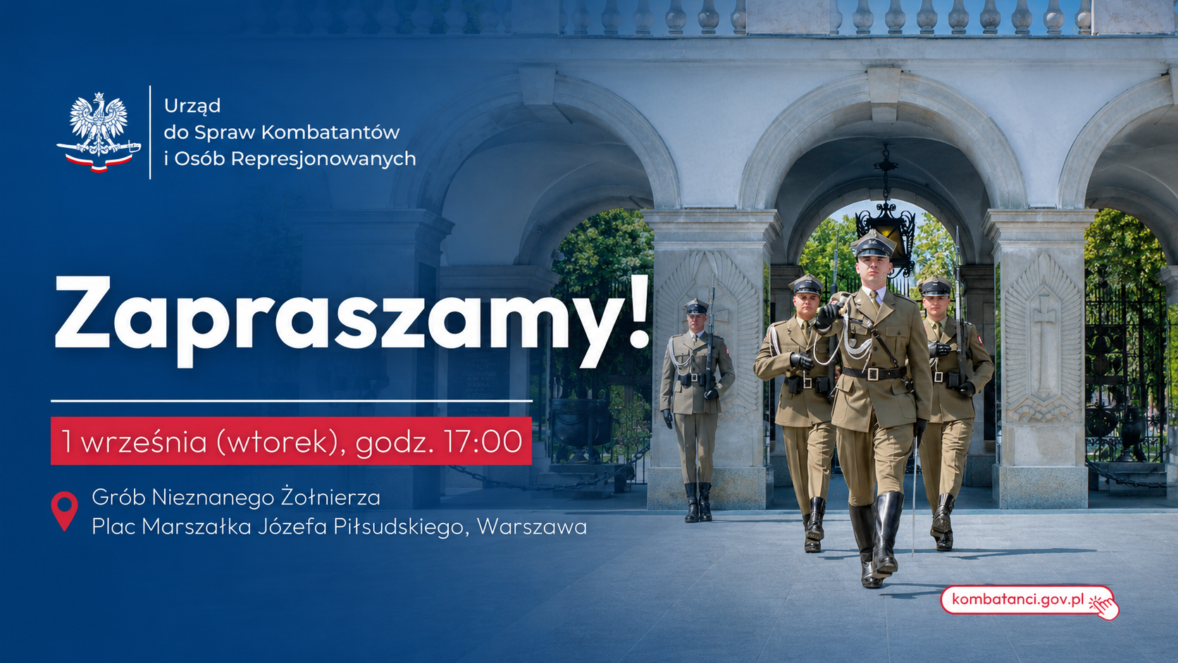Obchody Dnia Weterana Walk o Niepodległość Rzeczypospolitej Polskiej | Warszawa, 1 września 2026 r.