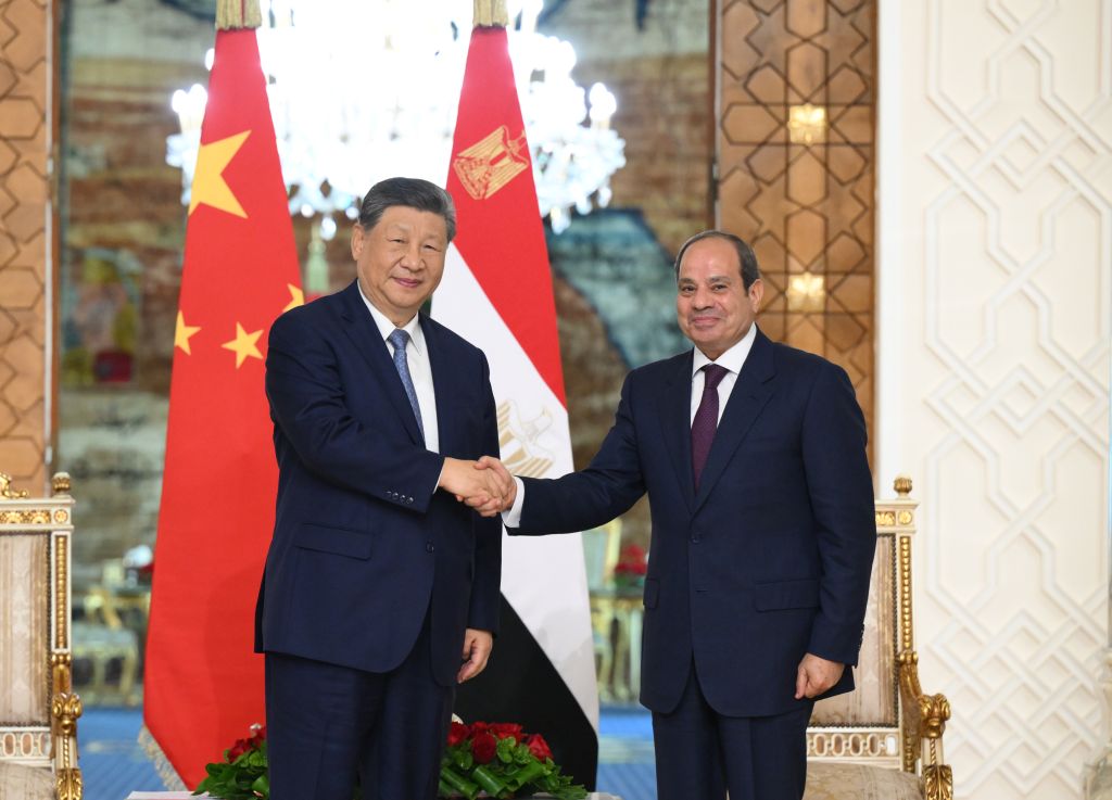 Xi Jinping spotkał się z prezydentem Egiptu