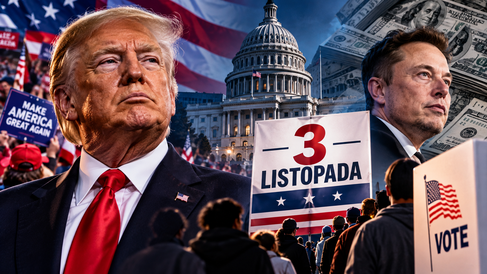 3 listopada Ameryka rozliczy Trumpa. Miliardy dolarów w kampanii, a zwykli ludzie liczą rachunki