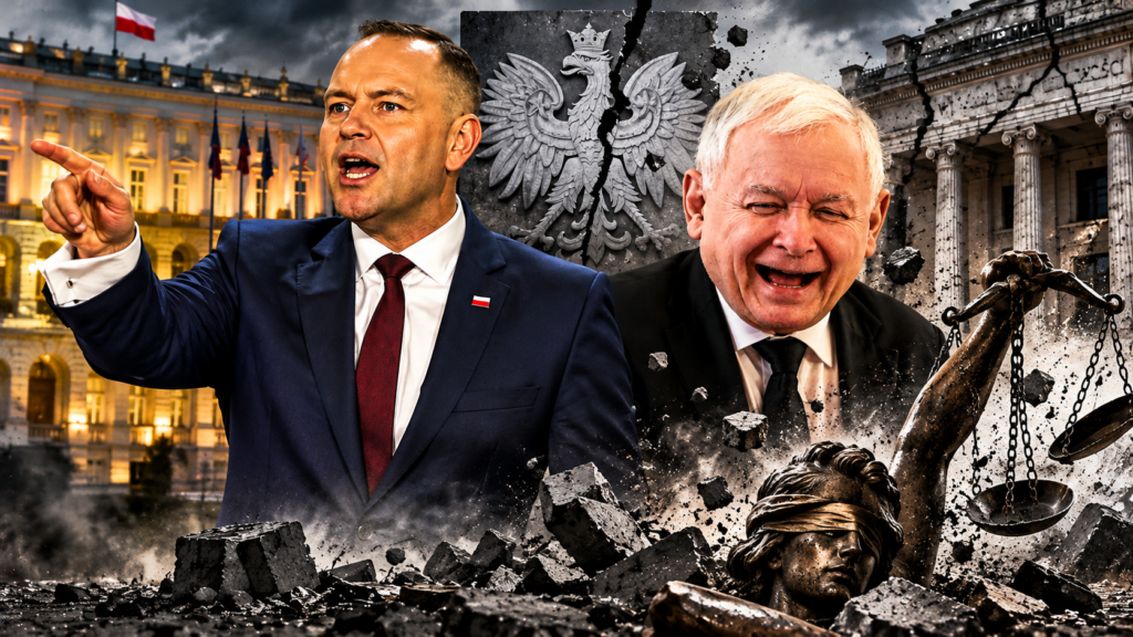 Kaczyński robi zadymę, Nawrocki blokuje państwo.