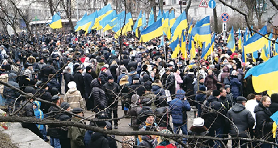 Narodowcy podnoszą głowę na Ukrainie