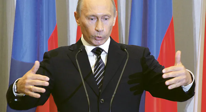 Putin trzyma czy Putina trzymają?