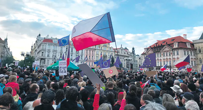 Ćwierć miliona Czechów demonstruje
