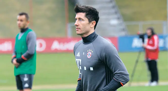 Lewandowski wznowił treningi, ale Bayern bez niego odpadł z Ligi Mistrzów