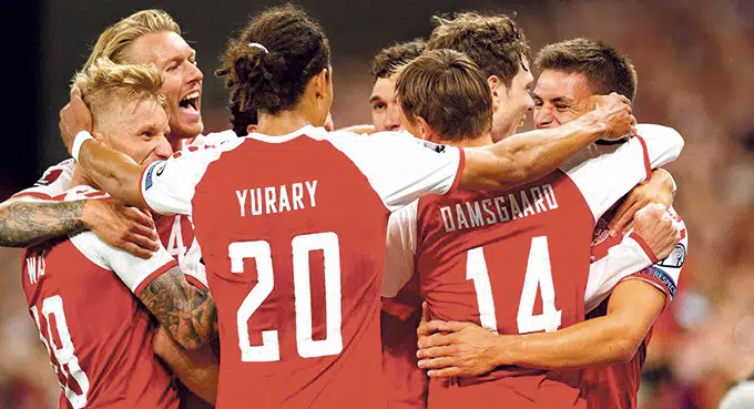 Eliminacje MŚ Katar 2022: Duńscy piłkarze zadziwiają Europę