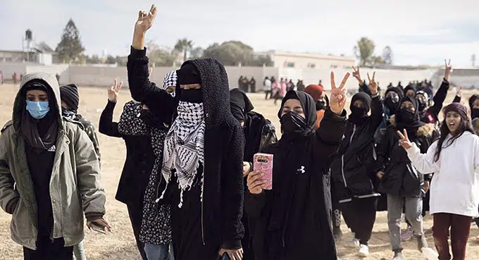 Beduińskie kobiety  na pierwszej linii walki