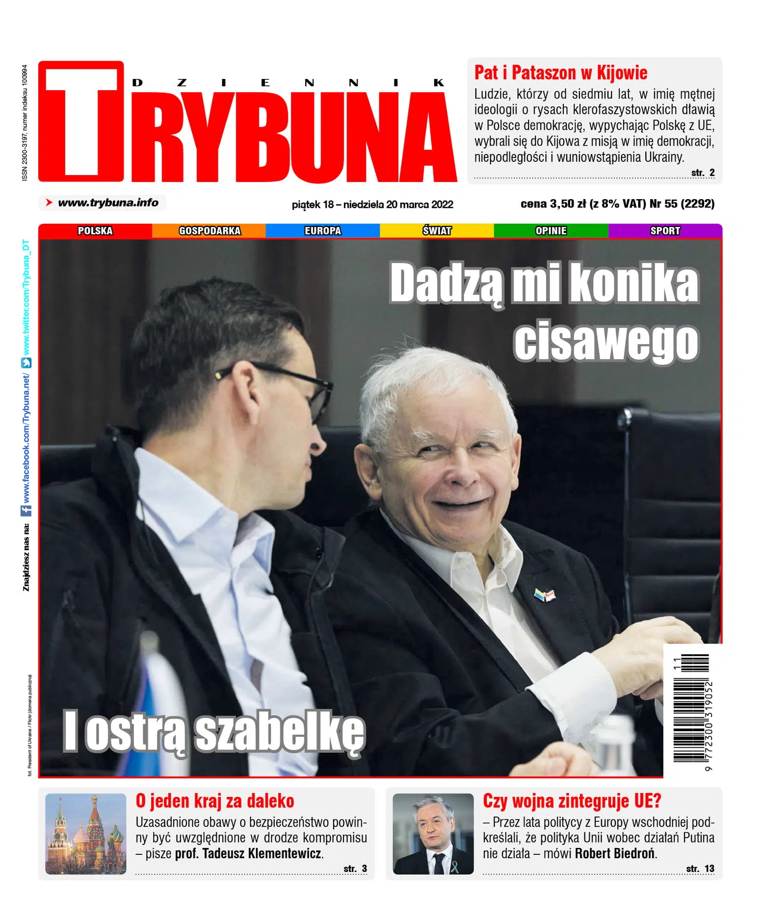 Dziennik Trybuna 2022-03-18 nr 2292