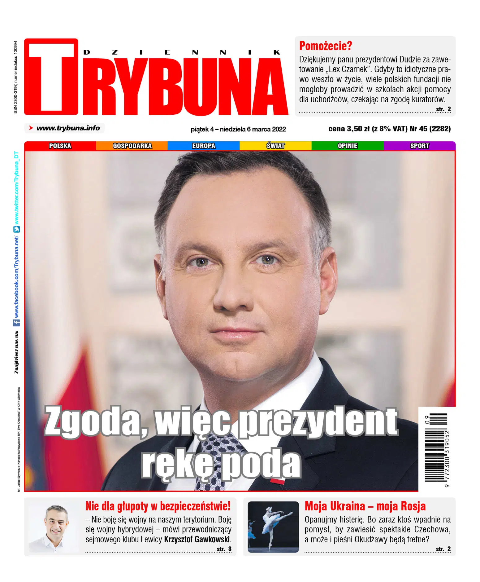 Dziennik Trybuna 2022-03-04 nr 2282