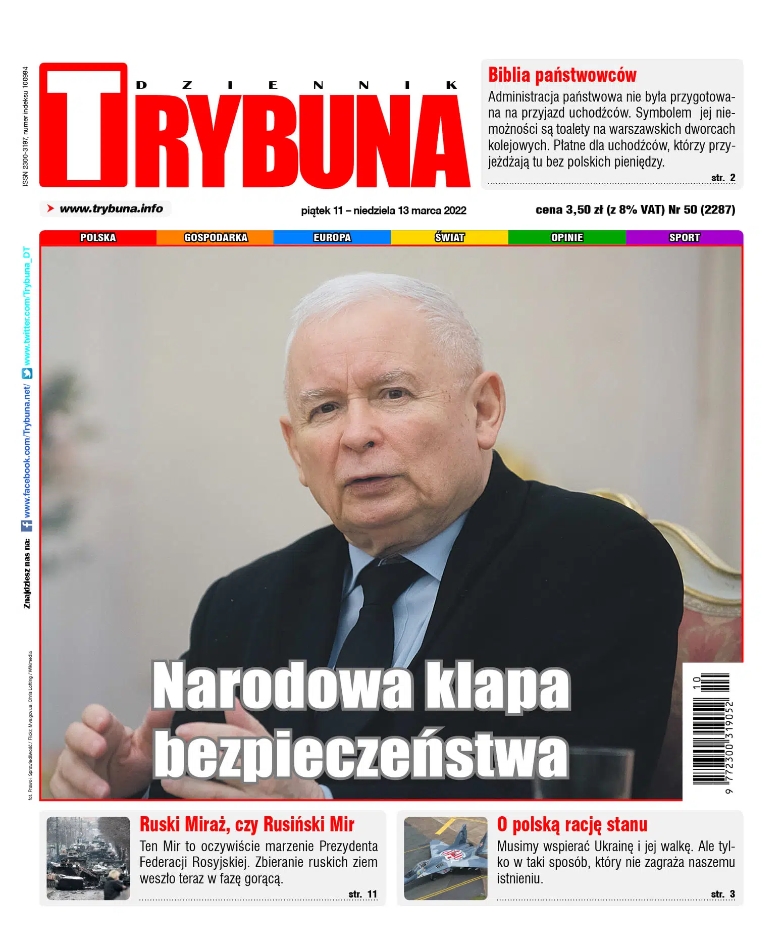 Dziennik Trybuna 2022-03-11 nr 2287
