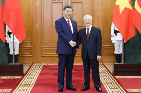 Xi Jinping przeprowadził rozmowy z sekretarzem generalnym KC Komunistycznej Partii Wietnamu