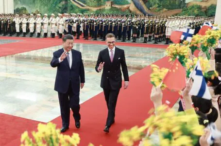 Xi Jinping przeprowadził rozmowy z prezydentem Finlandii